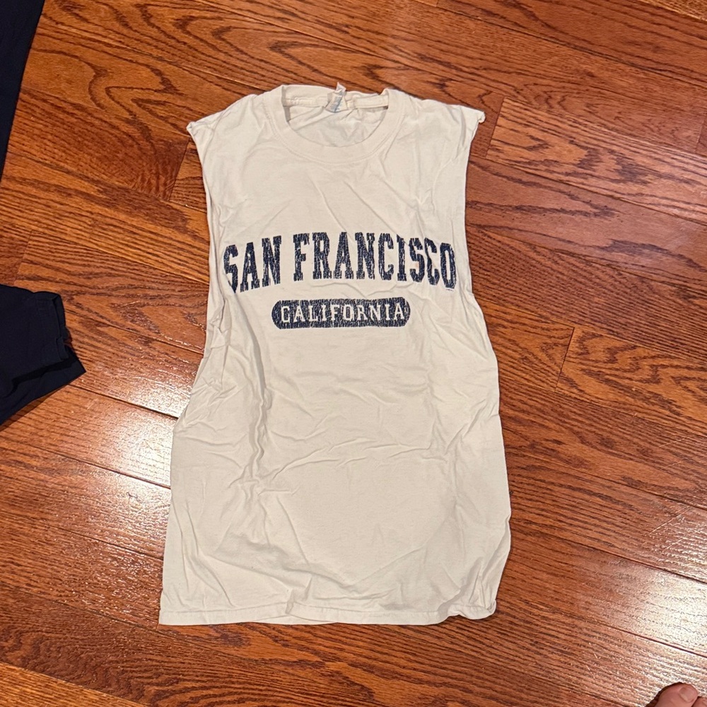 San Francisco Graphic Sleeveless Top